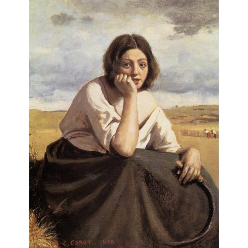 Harvester Holding Her Sickle