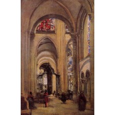 Interior of Sens Cathedral