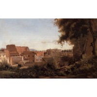 Rome View from the Farnese Gardens Noon