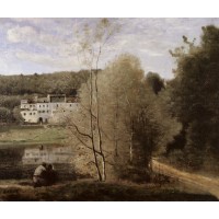 The Pond and the Cabassud Houses at Ville d'Avray