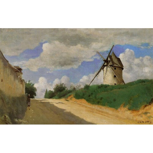 Windmill on the Cote de Picardie near Versailles