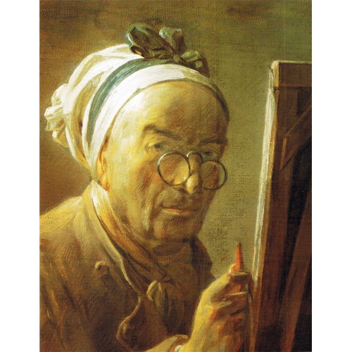 Self Portrait at the Easel