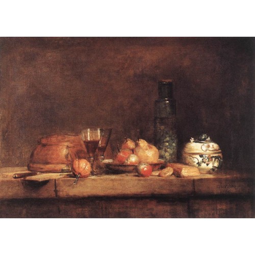 Still Life with Jar of Olives