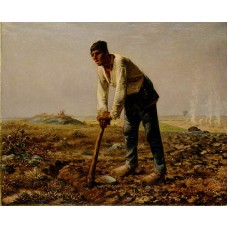 Man with a hoe