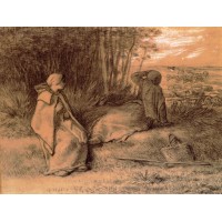 Shepherdesses Seated In The Shade