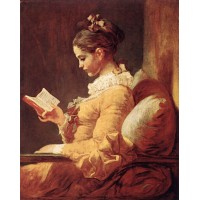 A Young Girl Reading