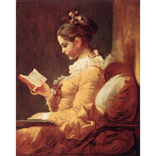 A Young Girl Reading