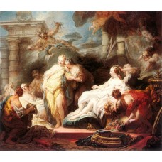 Psyche showing her Sisters her Gifts from Cupid