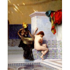 Two Women at Turkish Bath