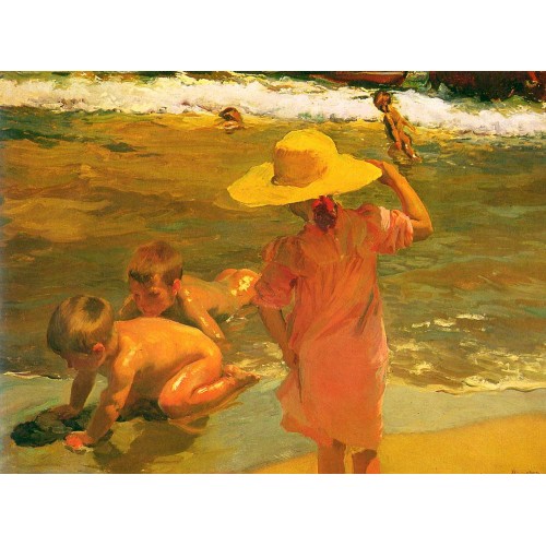 Children on the Sea shore