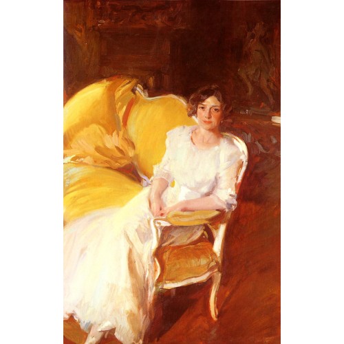 Clotilde Seated on the Sofa