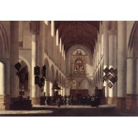 Interior of the St Bavo in Haarlem