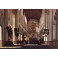 Interior of the St Bavo in Haarlem