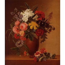 Still Life with Flowers in an Earthenware Vase