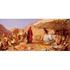 A Frank Encampment In The Desert Of Mount Sinai