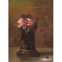 Flowers in a Japanese Vase