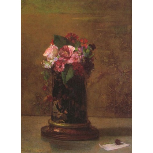 Flowers in a Japanese Vase