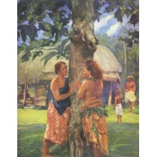 Portrait of Faase the Taupo of the Fagaloa Bay Samoa
