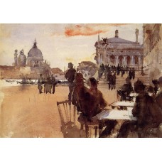 Cafe on the Riva degli Schiavoni