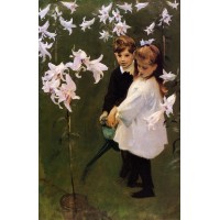 Garden Study of the Vickers Children