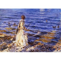 Girl Fishing