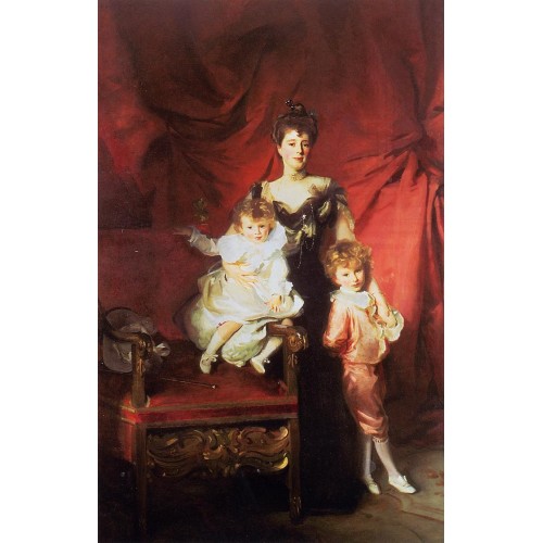 Mrs Cazalet and Children Edward and Victor