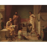 A Sick Child Brought into the Temple of Aesculapius