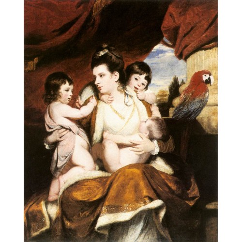 Lady Cockburn and her Three Eldest Sons