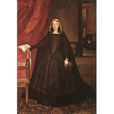 The Empress Dona Margarita de Austria in Mourning Dress