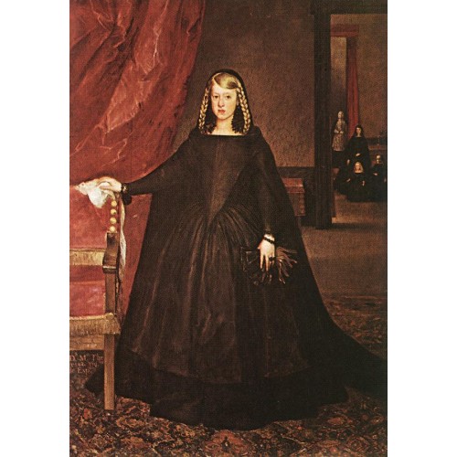 The Empress Dona Margarita de Austria in Mourning Dress