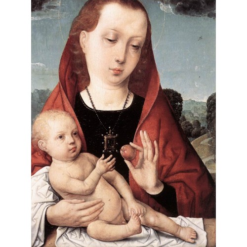 Virgin and Child before a Landscape