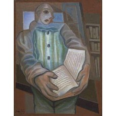 Pierrot with book 1924