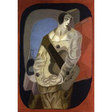 Pierrot with guitar 1925