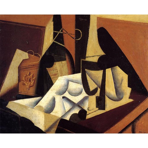 Still life with white tablecloth 1916