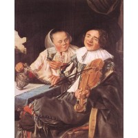 Carousing Couple