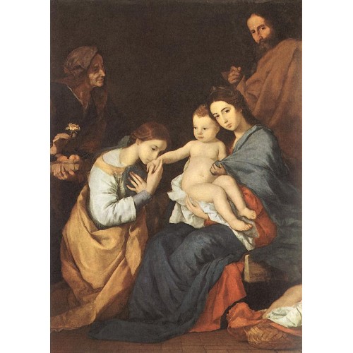 The Holy Family with St Catherine