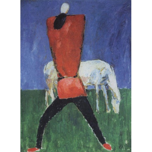 Man with horse