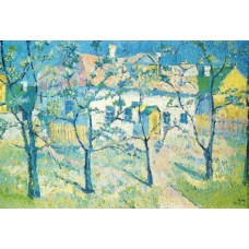 Spring garden in blossom 1904