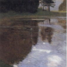 Quiet pond in the park of appeal