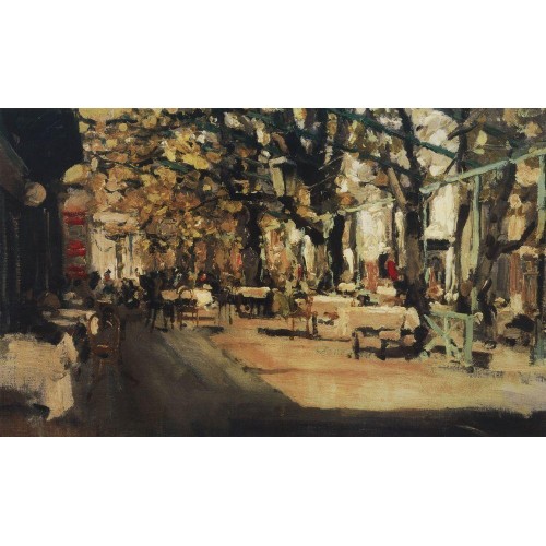 Cafe in yalta 1905