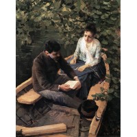 In the boat 1888