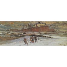 Landscape with factory buildings 1908