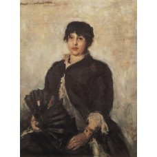 Portrait of olga alyabyeva 1889