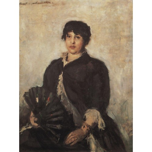Portrait of olga alyabyeva 1889