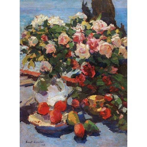 Roses and fruit 1917