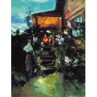 Summer evening on the porch 1922