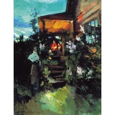 Summer evening on the porch 1922