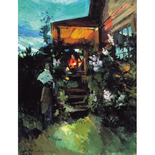 Summer evening on the porch 1922