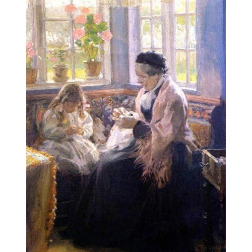 The Artist's Mother and Daughter