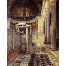 Interior of the Church of San Clemente Rome